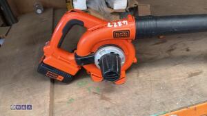 BLACK & DECKER cordless leaf blower - 3