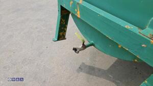 Single axle water bowser (green) - 11