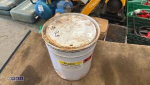 Tin of floor paint (black) - 2