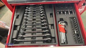 6-drawer tool cabinet c/w tools (red) - 7