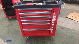 6-drawer tool cabinet c/w tools (red)