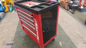 6-drawer tool cabinet c/w tools (red) - 2