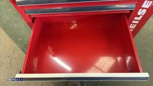6-drawer tool cabinet c/w tools (red) - 9