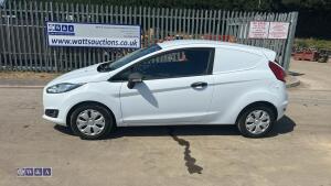 2016 FORD FIESTA BASE EURO 6 TDCI 5-speed manual diesel van (SY16 WGC)(MoT 15th November 2026)(V5, service book & manual in office) - 2