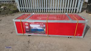 GOLDEN MOUNT 40ft x 20ft x 6.5ft fabric container shelter - 3