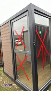 13ft office c/w 240v electrics - 2