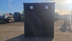 Composite double toilet block (dark brown) - 6
