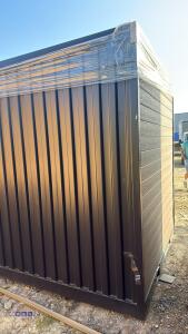 10ft x 7ft 6-person steam sauna c/w outside shower, bluetooth connection, LED lights, composite finish - 9