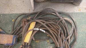 Set of h/d welding cables c/w plug in extension set, earth clamp & electrode holder - 2