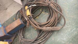 Set of h/d welding cables c/w plug in extension set, earth clamp & electrode holder - 3