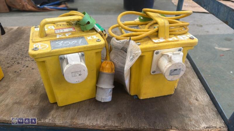 2 x 1.5kva transformers