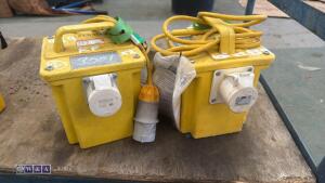 2 x 1.5kva transformers
