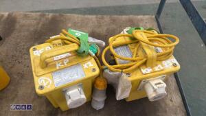 2 x 1.5kva transformers - 3