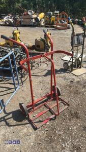 Gas bottle trolley