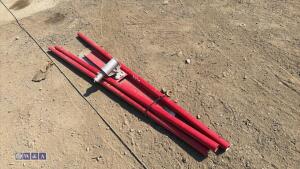 Bullnose extendable manual concrete float c/w 3 x handles (unused) - 2