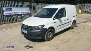 2015 VOLKSWAGEN CADDY C20 STARTLINE TDI 5-speed manual diesel van, c/w side loading door (HJ65 ELH)(MoT 6th October 2026)(V5, service history & spare keys in office)