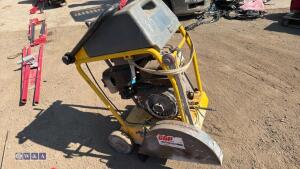 WACKER NEUSON petrol road saw c/w dust suppression bottle (328225?) - 3