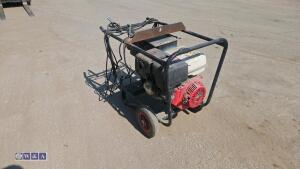 HONDA 200amp welder/generator with leads - 7