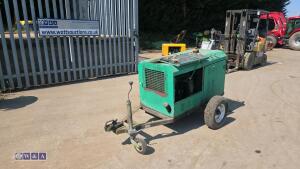 KUBOTA diesel welder generator c/w leads