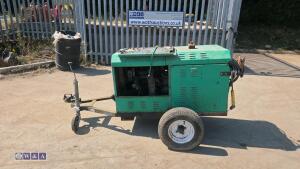 KUBOTA diesel welder generator c/w leads - 2