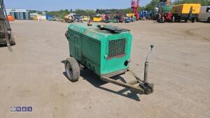KUBOTA diesel welder generator c/w leads - 7