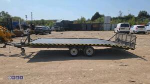 INDESPENSION 2.6t twin axle tilt-bed trailer (s/n 687314) - 2