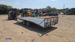 INDESPENSION 2.6t twin axle tilt-bed trailer (s/n 687314) - 3
