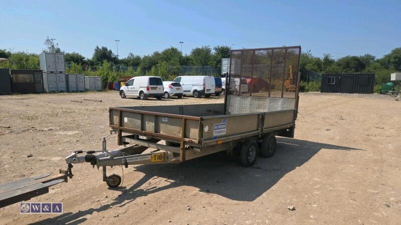 IFOR WILLIAMS 2t twin axle plant trailer (T16)