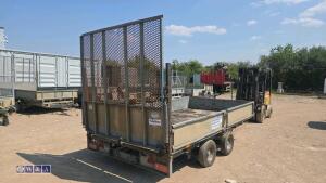 IFOR WILLIAMS 2t twin axle plant trailer (T16) - 5