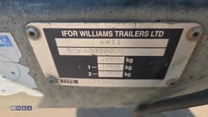 IFOR WILLIAMS 2t twin axle plant trailer (T16) - 10