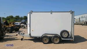 IFOR WILLIAMS 2.6t twin axle box trailer (s/n 57989) - 2