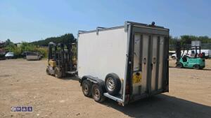IFOR WILLIAMS 2.6t twin axle box trailer (s/n 57989) - 3