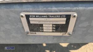 IFOR WILLIAMS 2.6t twin axle box trailer (s/n 57989) - 10
