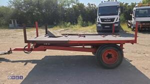 3t single axle farm tipping trailer - 2