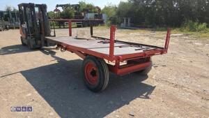 3t single axle farm tipping trailer - 3
