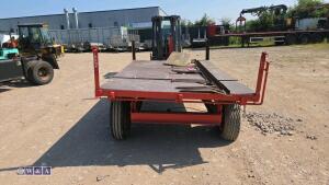 3t single axle farm tipping trailer - 4