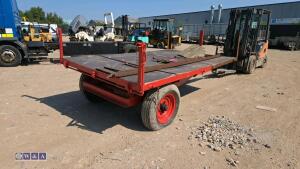 3t single axle farm tipping trailer - 5