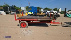 3t single axle farm tipping trailer - 6