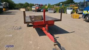 3t single axle farm tipping trailer - 8