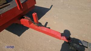 3t single axle farm tipping trailer - 9