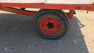3t single axle farm tipping trailer - 11