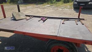 3t single axle farm tipping trailer - 12