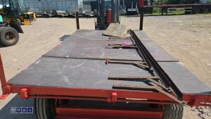3t single axle farm tipping trailer - 13