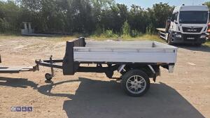 DAIHATSU single wheel trailer c/w dropsides - 2