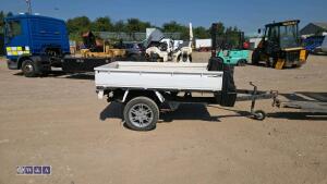 DAIHATSU single wheel trailer c/w dropsides - 6