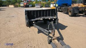 DAIHATSU single wheel trailer c/w dropsides - 8