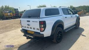 2020 FORD RANGER WILDTRAK ECOBLUE4 Bi-Turbo automatic pick-up c/w bodykit truckman top, General Grabber A/T tyres, F/R parking sensors (YS20 NLU)(MoT 6th July 2027)(V5, MoT & some history in office) - 5
