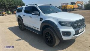 2020 FORD RANGER WILDTRAK ECOBLUE4 Bi-Turbo automatic pick-up c/w bodykit truckman top, General Grabber A/T tyres, F/R parking sensors (YS20 NLU)(MoT 6th July 2027)(V5, MoT & some history in office) - 6
