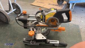 EVOLUTION 110v sliding mitre saw