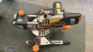 EVOLUTION 110v sliding mitre saw - 2